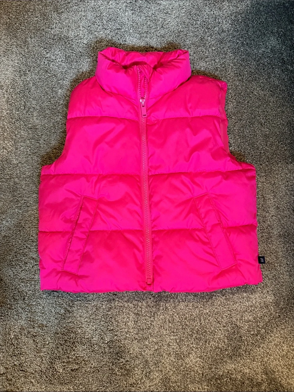 Hot Pink Puffer Vest